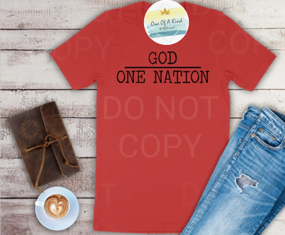 One Nation Under God Tshirt