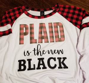 Plaid is the New Black Tshirt