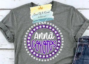 Anna Coyotes Spirit Circle Toddler/Youth Tshirt