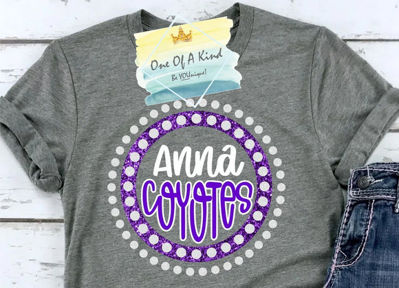 Anna Coyotes Spirit Circle Tshirt