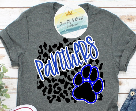 Van Alstyne Panthers Leopard Paw Youth Tshirt