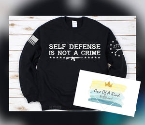 Self Defense Is Not A Crime Tshirt