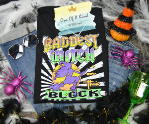 PRE-ORDER - Baddest Witch on the Block Tshirt