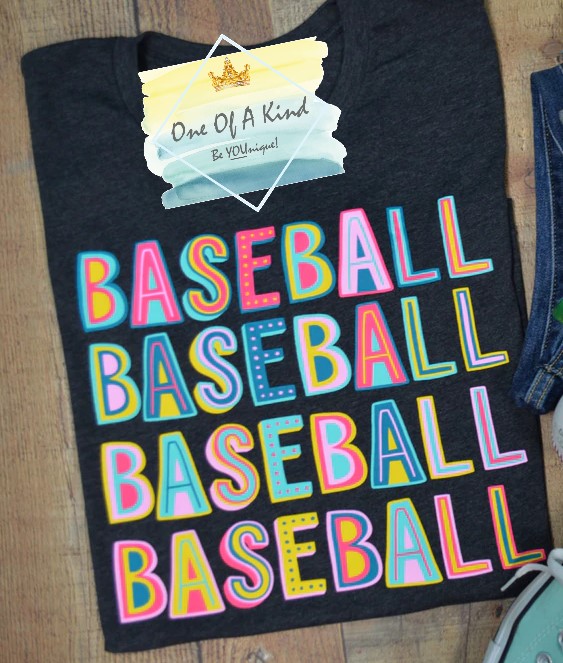 PRE-ORDER - Repeating Baseball Tshirt