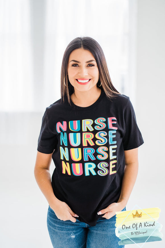 PRE-ORDER - Repeating Nurse Tshirt