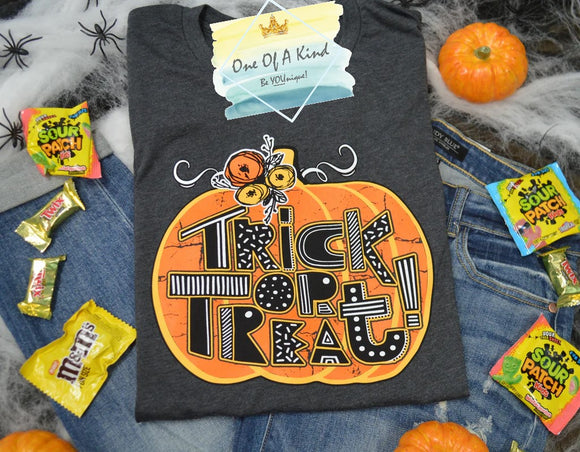 PRE-ORDER - Trick or Treat Pumpkin Tshirt