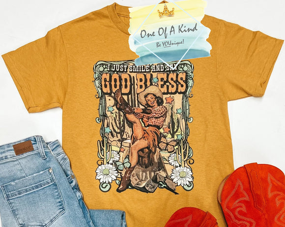 I Just Smile And Say God Bless Tshirt