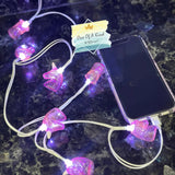 USB LED Light Up Phone Charger