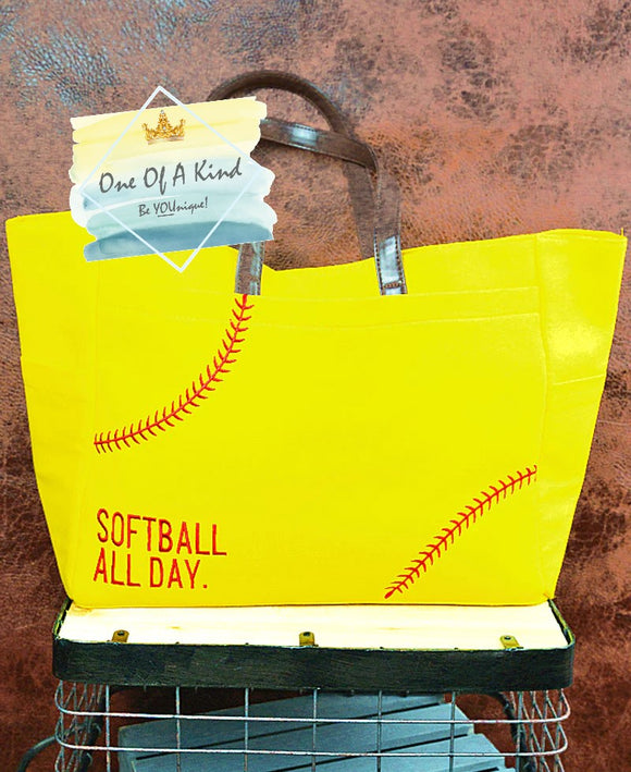 Softball All Day Tote Bag - PREORDER
