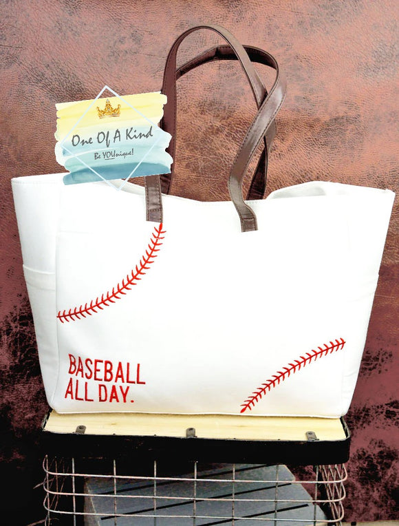 Baseball All Day Tote Bag - PREORDER